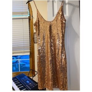 Sequin mini dress